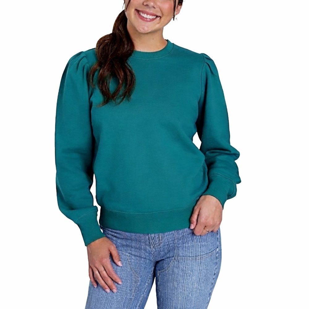 Molly Yeh Teal Women's Sweatshirt - Picture 1 of 7